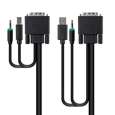Belkin_DVI-D + USB A/B + Audio Combo Cable_KVM/UPS/